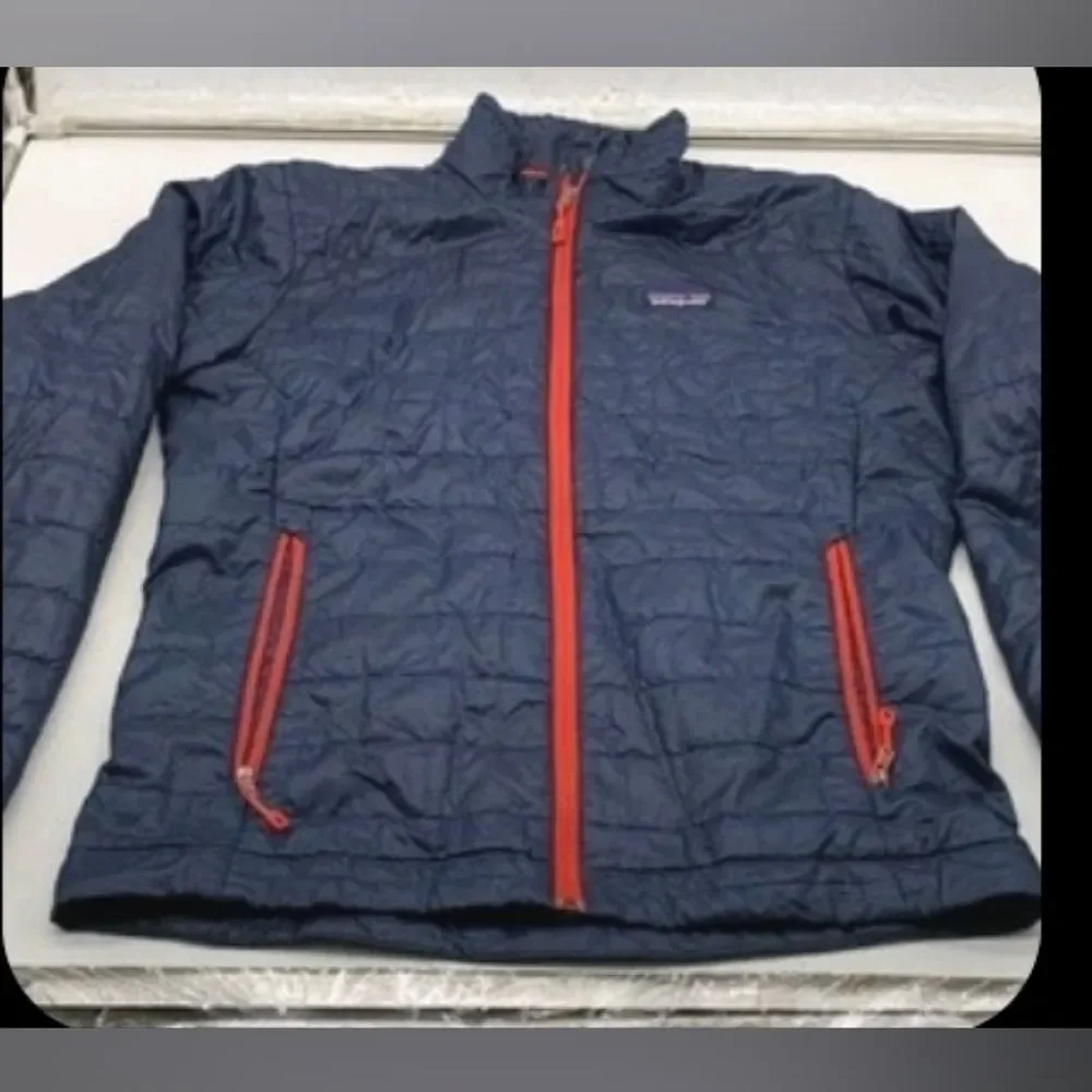Patagonia Nano Quilted Puffer Navy Puffer Jacket Small Or Women Medium